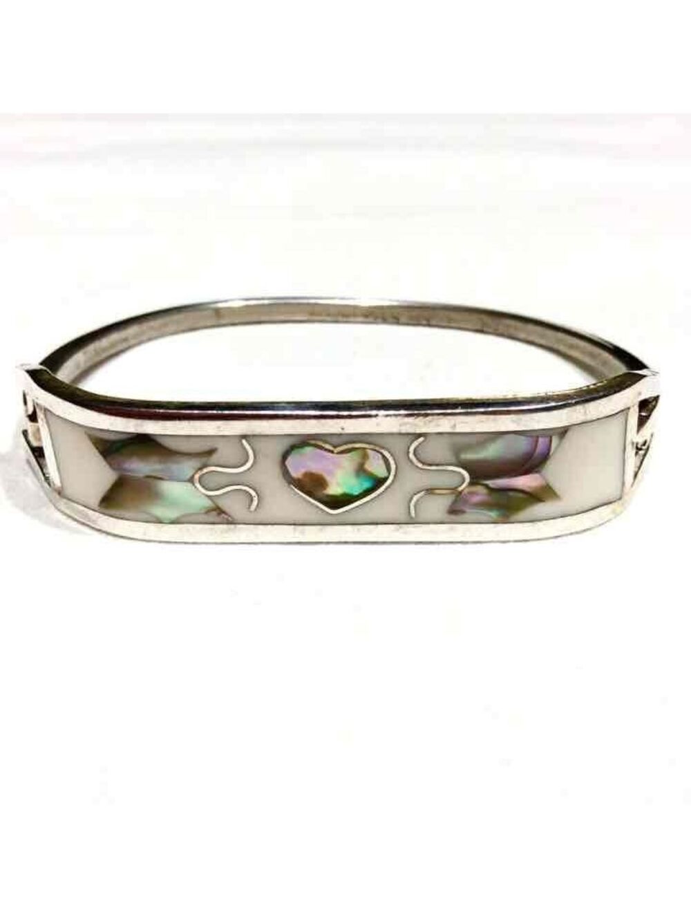 MEXICO ABALONE SHELL STERLING BRACELET